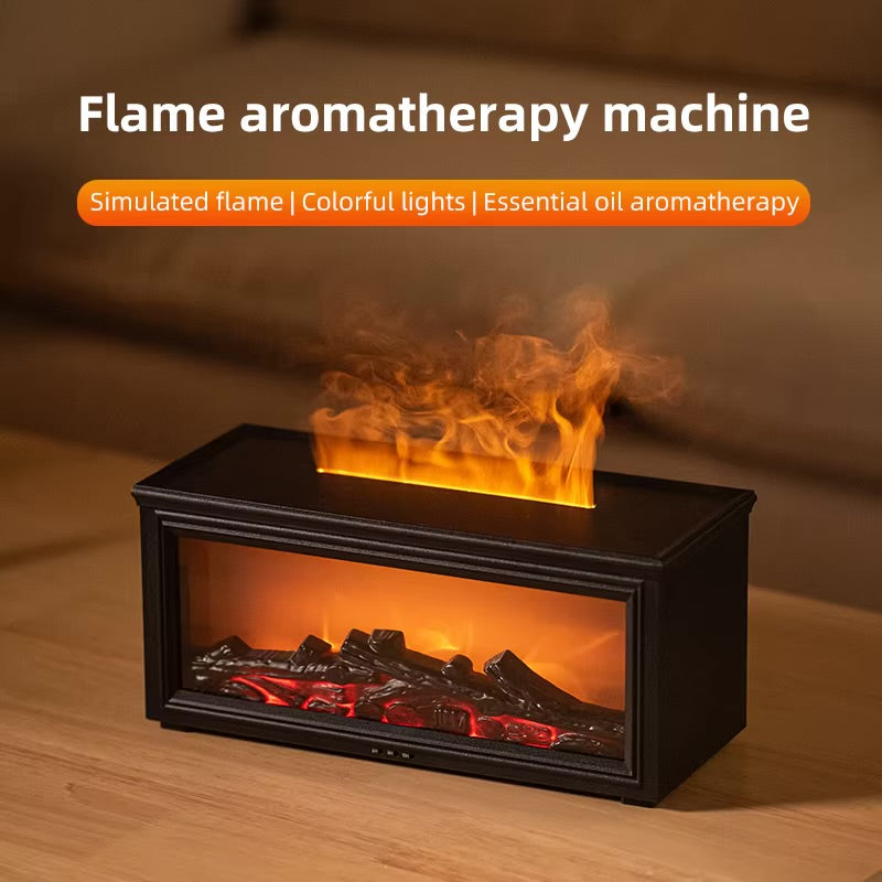Home Creative 280ml Bonfire Air Humidifier USB Powered Simulated Fireplace Aroma Diffuser Colorful LED Light for Home Car Hotels
Share