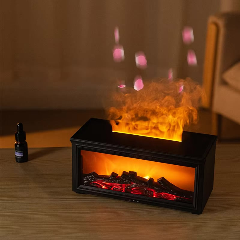 Home Creative 280ml Bonfire Air Humidifier USB Powered Simulated Fireplace Aroma Diffuser Colorful LED Light for Home Car Hotels
Share