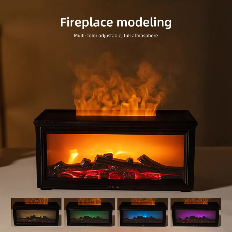 Home Creative 280ml Bonfire Air Humidifier USB Powered Simulated Fireplace Aroma Diffuser Colorful LED Light for Home Car Hotels
Share